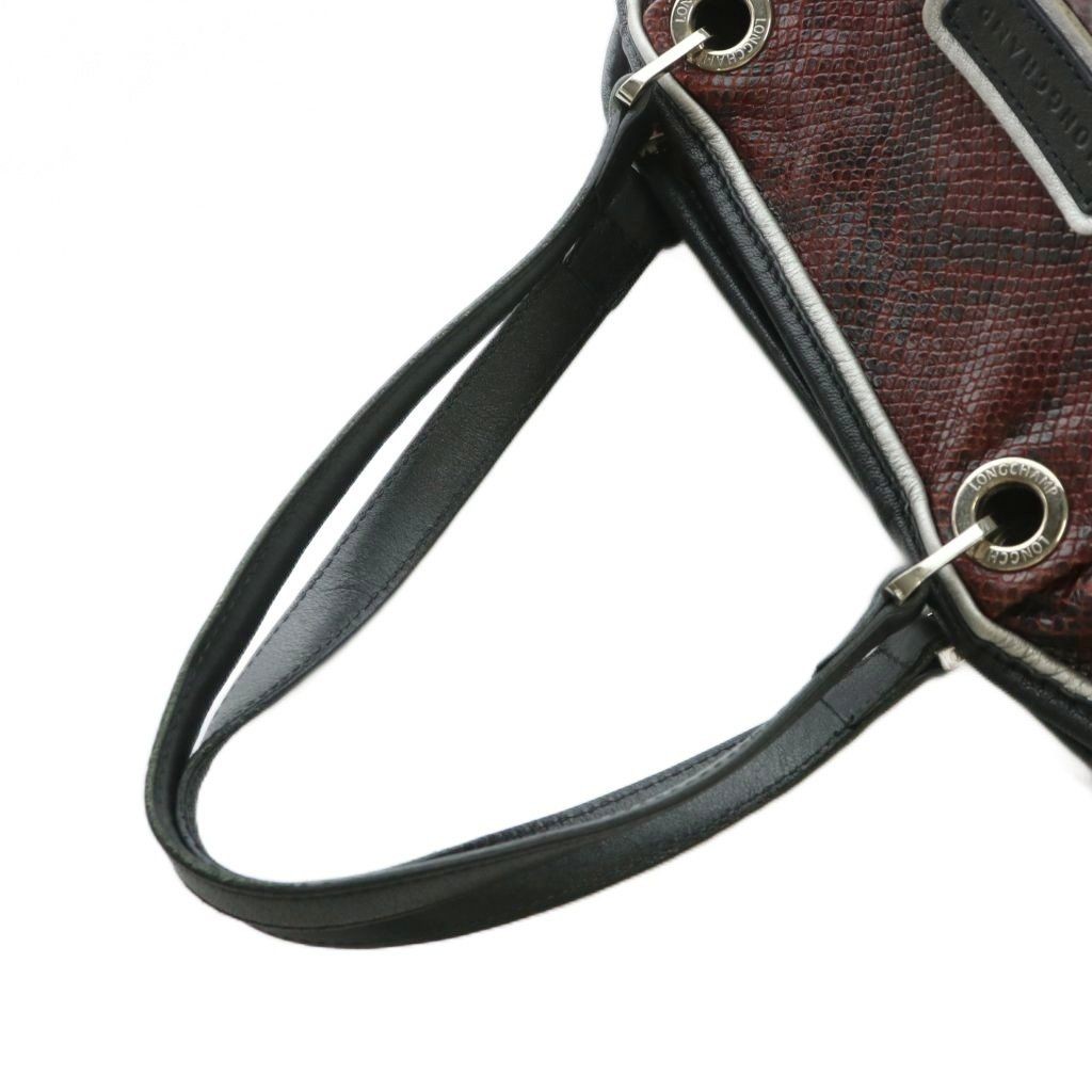 LONGCHAMP Longchamp Tote Leather Python Pattern A… - image 5