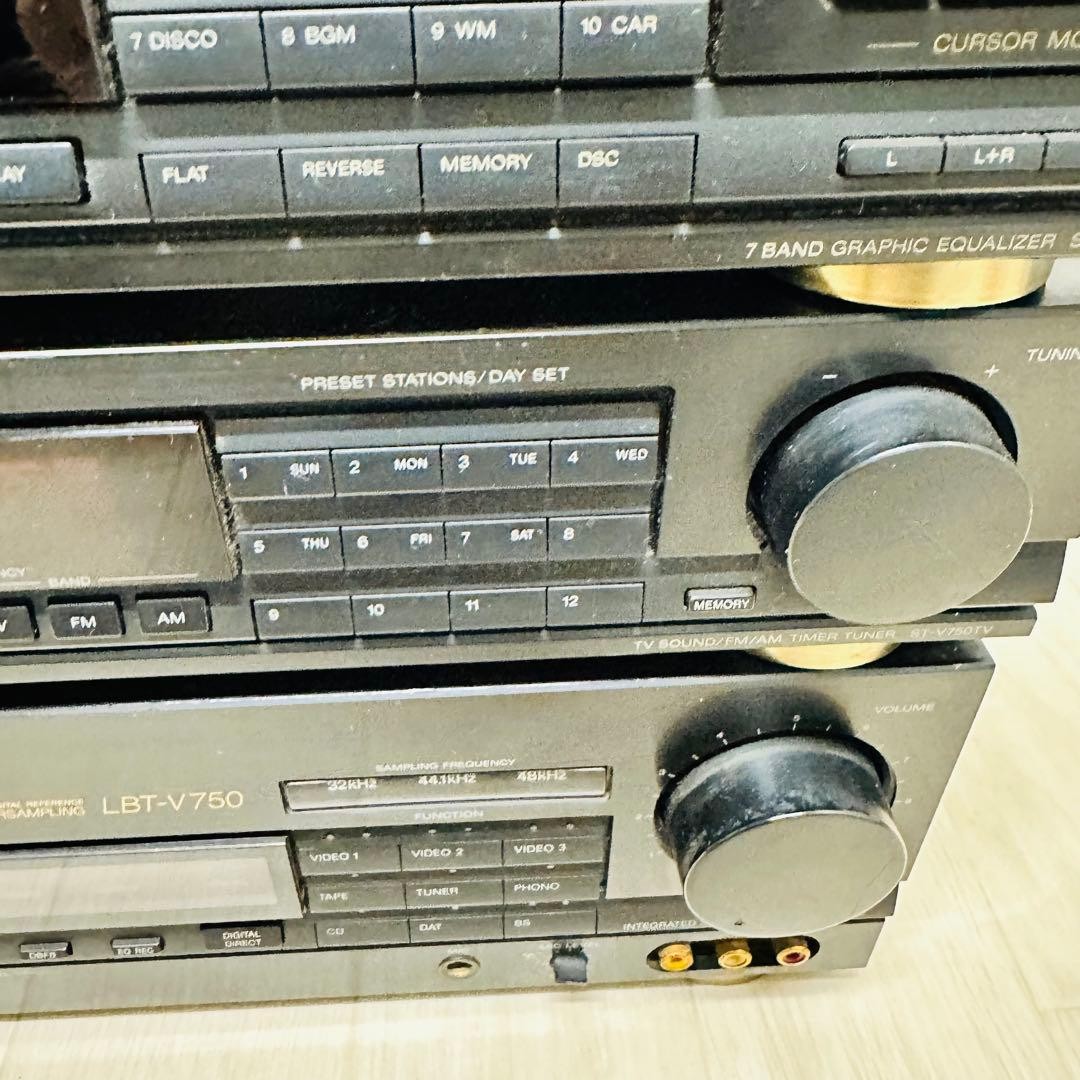 Sony LBT-V750 Stereo System TA-V750 ST-V750TV SEQ-V750 Vintage For