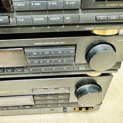 Sony LBT-V750 Stereo System TA-V750 ST-V750TV SEQ-V750 Vintage For