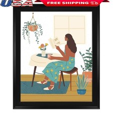 16x20 Black Beveled Poster Frame Wall Display Durable Styrene Panel Decor New