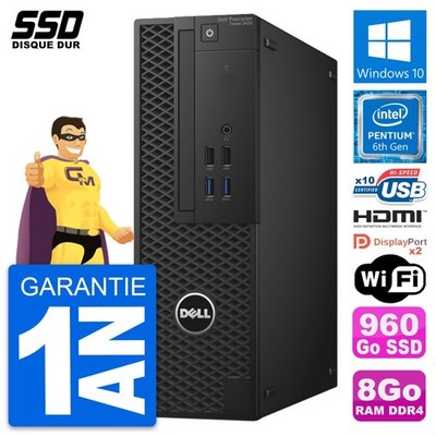 PC Dell Precision T3420 SFF Pentium G4400 RAM 8GB SSD 960GB HDMI Windows 10 Wifi
