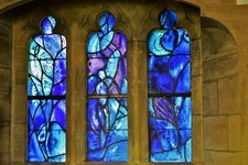 Photo 12x8 Tudeley, All Saints Church: Marc Chagall north nave window  c2017