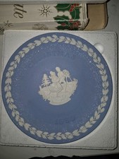 Vintage Collectable Wedgewood Christmas Scene Plate 1990