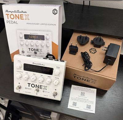 IK Multimedia TONEX Pedal Anniversary LE White Multi-Effects Amp Modeler