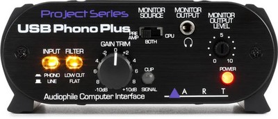 ART USB Phono Plus Phono Preamp & Audio Interface