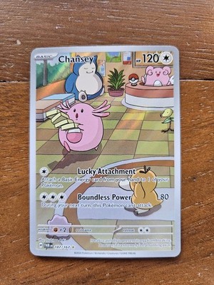 Pokémon TCG: Chansey 187/167 Sv06: Twilight Masquerade Holo Gold