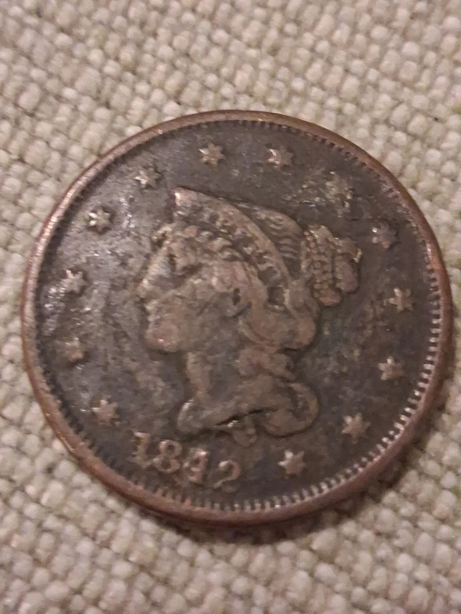 1842 Year Braided Hair Large Cents (1839-1857) for sale | eBay