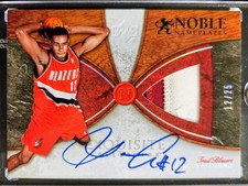 LAMARCUS ALDRIDGE 2006 UD EXQUISITE NOBLE NAMEPLATE RC AUTO PATCH 12/25 JERSEY #