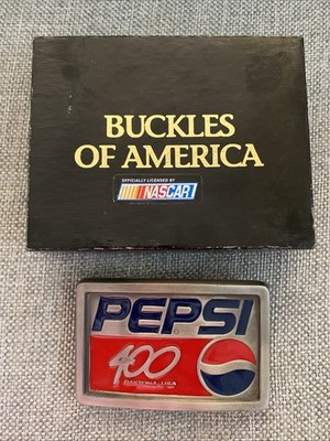 NAASCAR Pepsi 400 Buckles Of America American Legends Foundry Belt Buckle