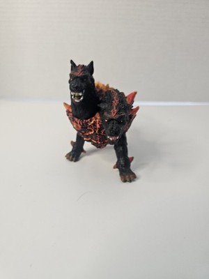 Schleich Eldrador Creatures Hellhound Two Headed Dog Wolf Figure Toy