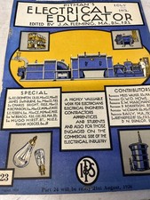 Pitman's Electrical Educator Magazine NUMBER 23  7TH AUGUST 1926 VINTAGE