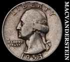 1953-D Washington Quarter- Silver- Scarce Better Date No Reserve #J2730