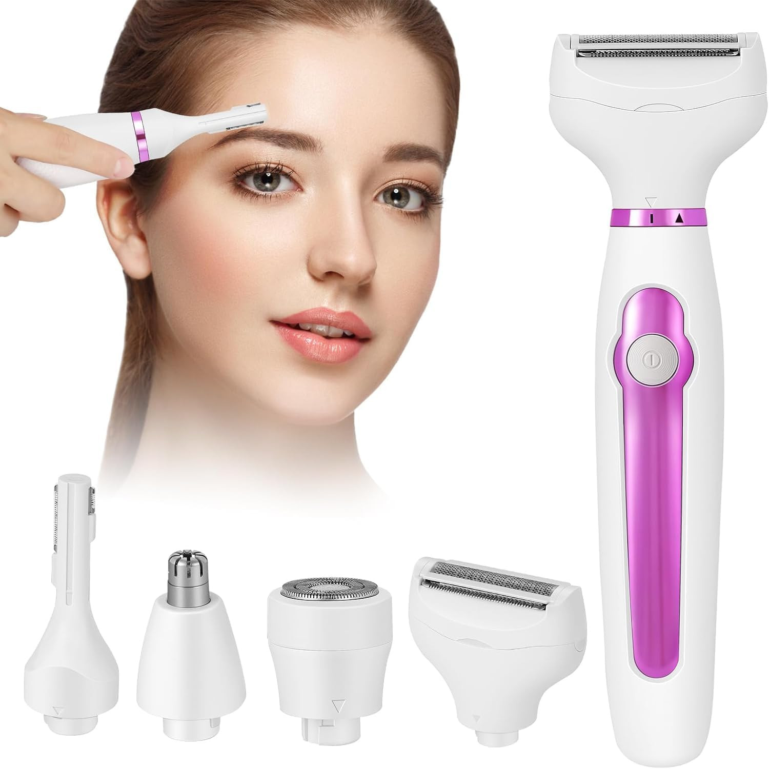 Épilation électrique femme tondeuse bikini sans fil pour une peau douce en voyage