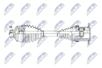 Antriebswelle NTY NPW-AU-075 FüR Audi A6 C8 4A2 Avant 4A5 A7 Sportback 4KA 4AH