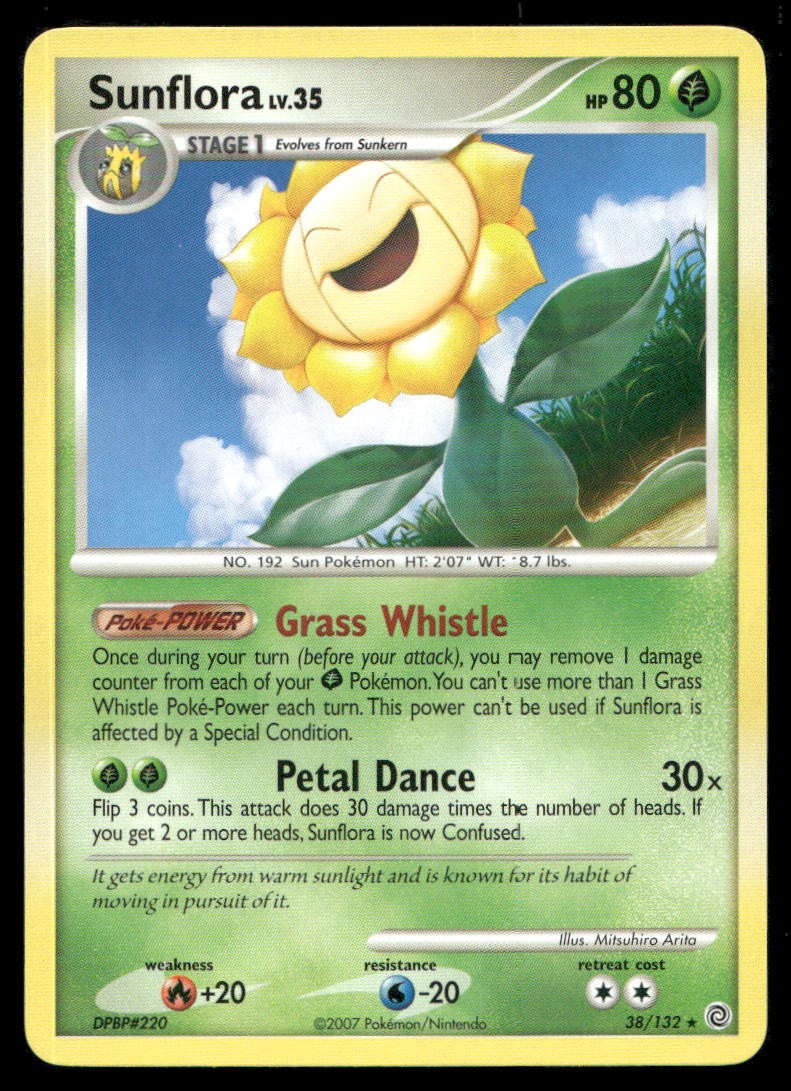 Pokemon Sunflora #38/132