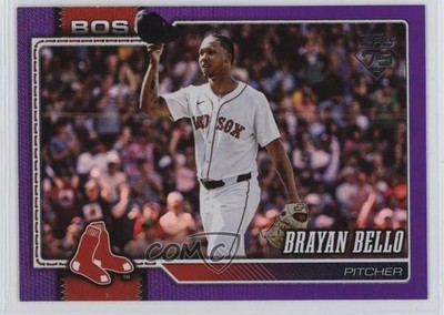 2026 Topps Series 1 Purple Rainbow Foil 47/250 Brayan Bello #177 v1x