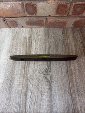 A VINTAGE 'J.RABONE & SONS' 12" BOAT SHAPED SPIRIT LEVEL No. 1625