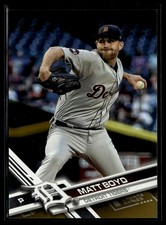 2017 Topps Update #US82 Matt Boyd Gold #/2017