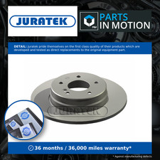 Image of 2x Brake Discs Pair Solid fits MERCEDES Rear 290mm Set 1244231112 2034230412 New