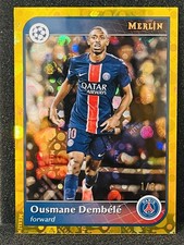 2024-25 Topps Merlin UEFA #138 Ousmane Dembélé 1/3 Gold Vintage Merlin