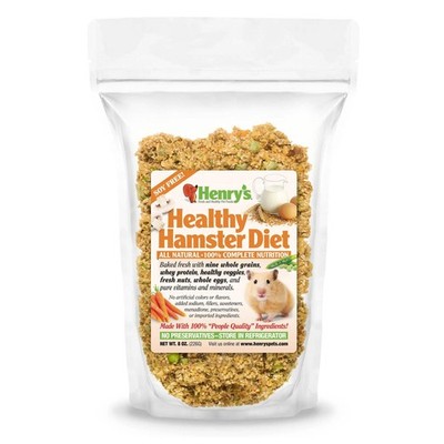 Henry s Healthy Hamster Food: All-Natural & Soy-Free, 8 Ounces