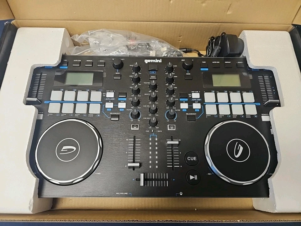 Gemini GMX Professional DJ Audio Equipment GMX MIDI Controller Dual Media Player - Image 4 of 4