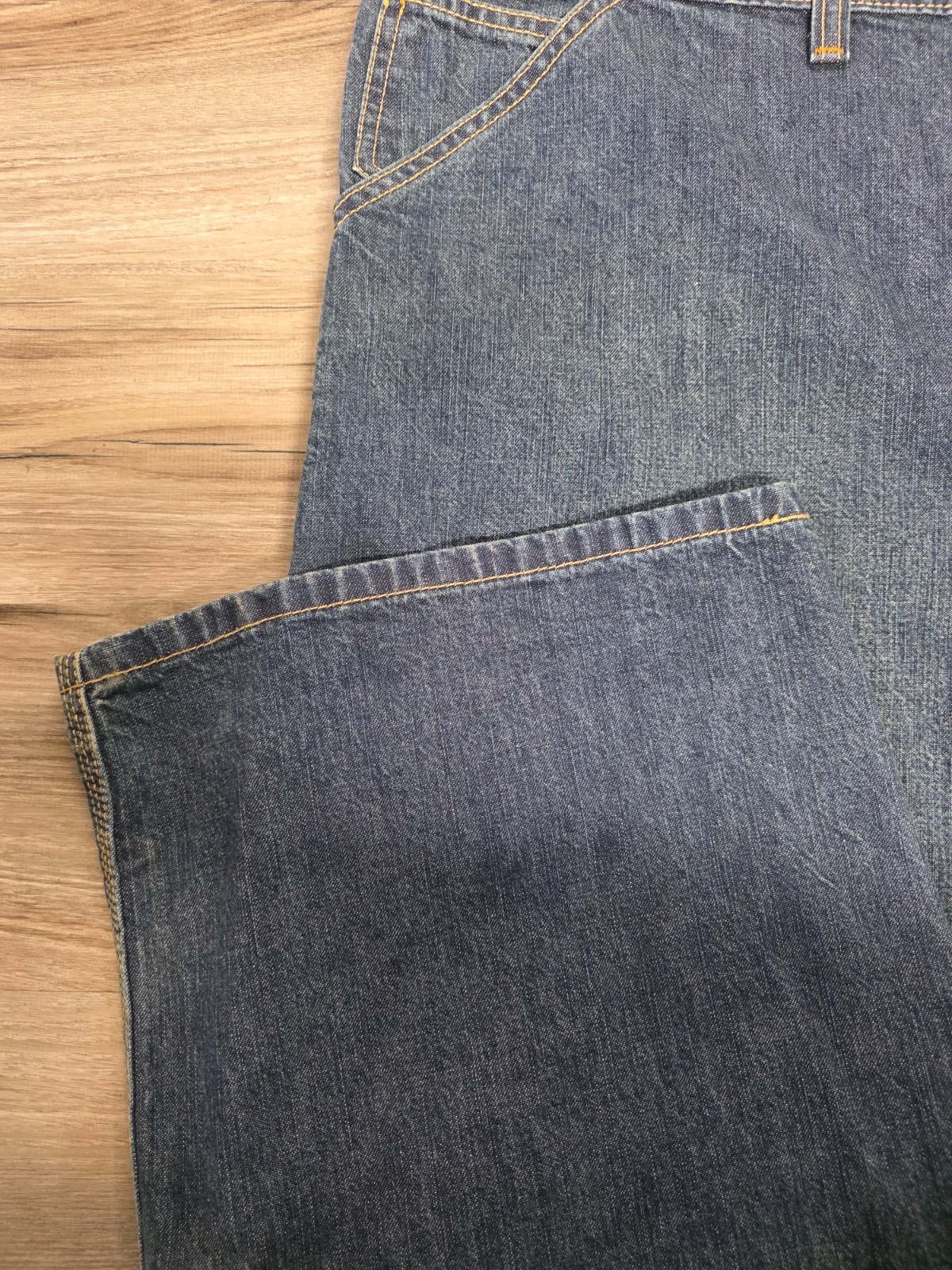 VTG LEVI'S CARPENTER JEANS BIG MENS 52X30 LOOSE STRAIGHT ZIP FLY 2005 RETRO NEW thumbnail 16