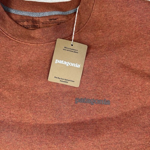 NEU PATAGONIA Fitz Roy Icon Uprisal Crew Sweatshirt Quartz Coral Unisex - Bild 2 von 11