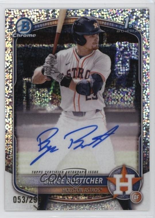 2025 Bowman Chrome Prospect Speckle Refractor /299 Bryce Boettcher #CPA-BB Auto