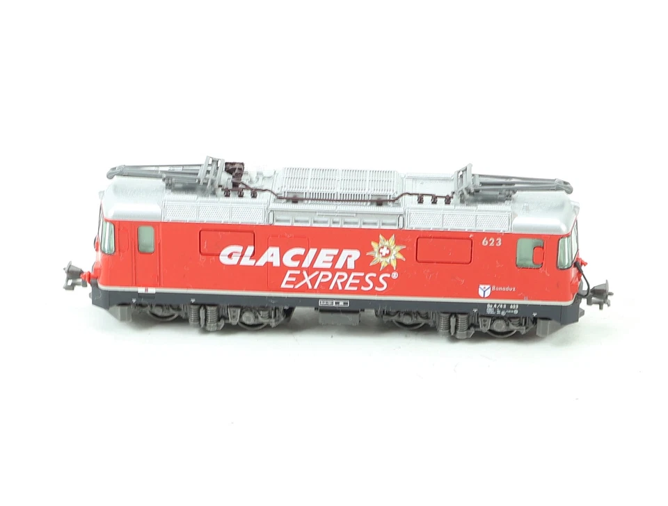 Kato N 3102-2 Locomotive électrique E-Lok Ge 4/4 II "Glacier-Express" rouge B... - Photo 3/4