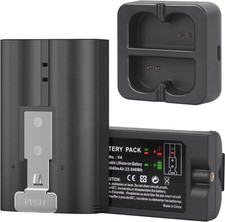 2Pack Replacement Battery with Charger Station for Ring Camera Doorbell  604...