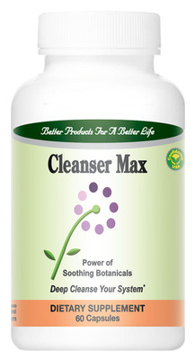 Confidence USA Cleanser Max 60 Capsules   Herbal Digestive & Cleansing Support