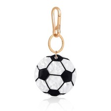 Soccer Ball Football Bag Charm Keychain,Black and White Charm for Bag Sports ...