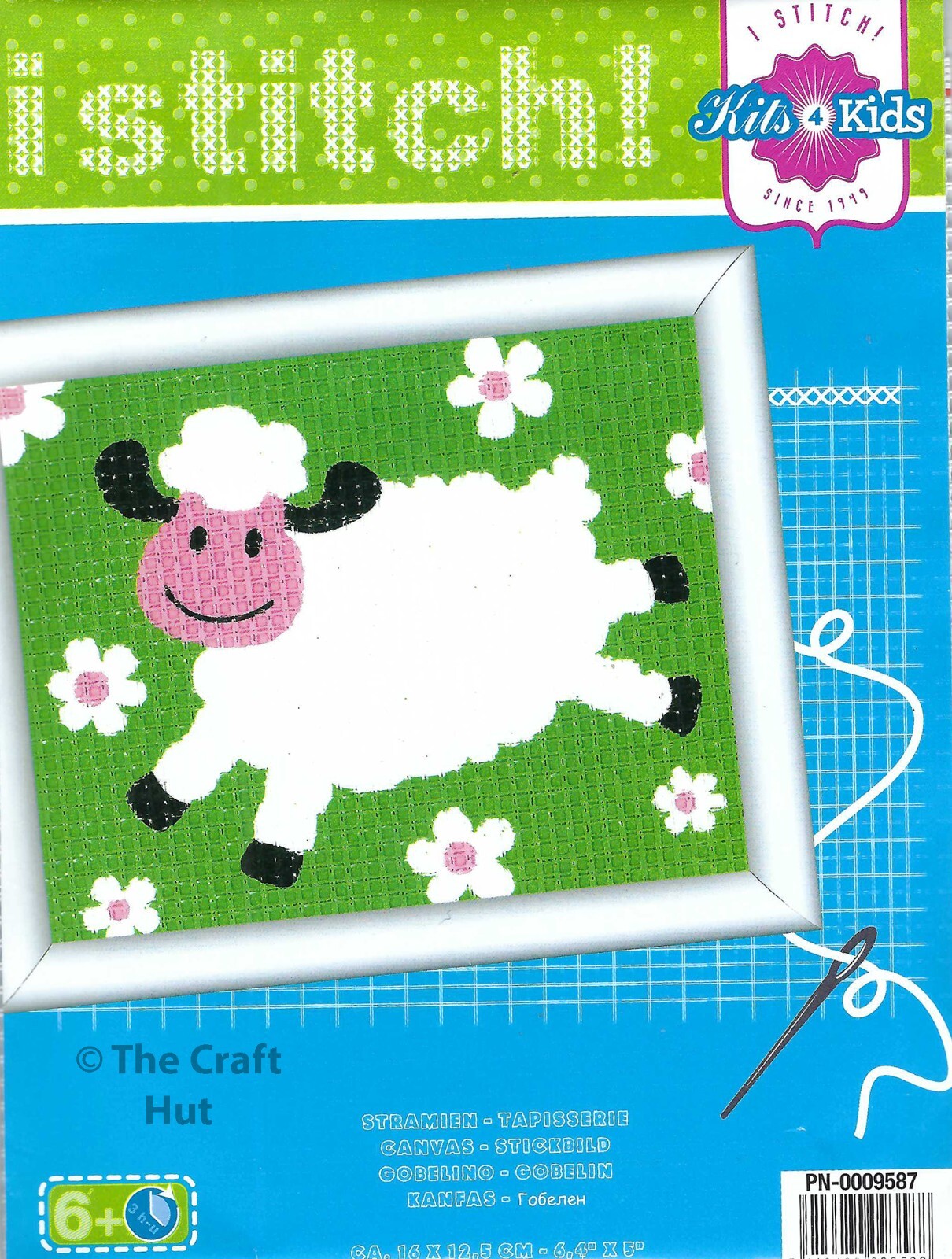 Vervaco Easy Kits for Kids Beginner Complete Tapestry Kit Sheep Lamb New
