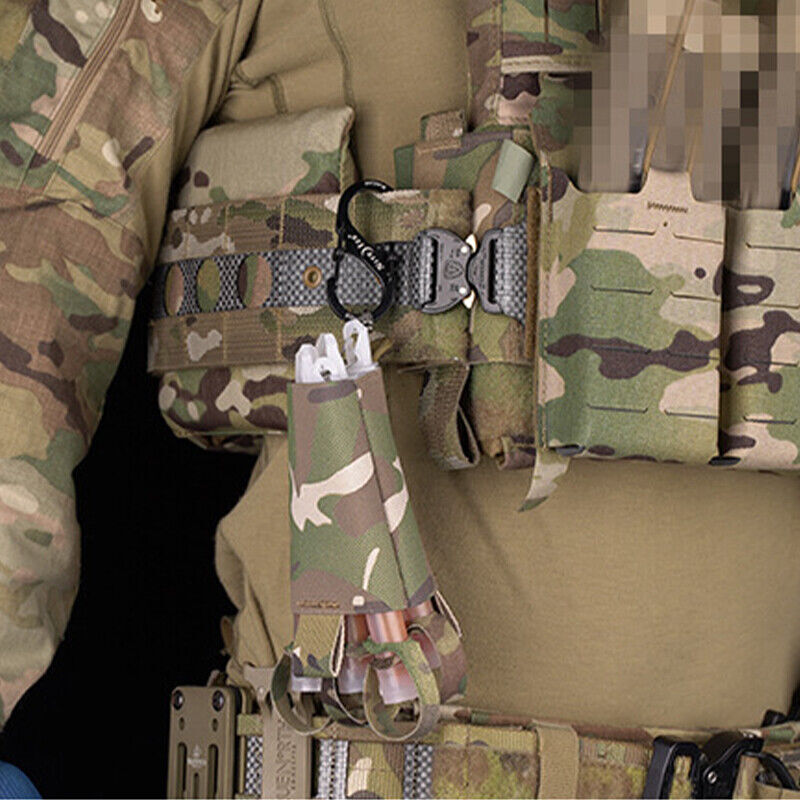 Pochette Tactique TOPTACPRO Pour Bâtons Lumineux, Camouflage Multicam, TP8509