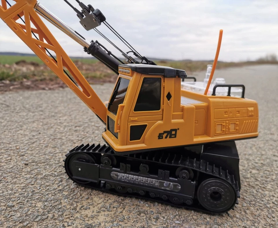 RC Kran TOPLIFTER X12 ferngesteuerter Raupenkran Baukran LKW Baustelle Kinder - Bild 4 von 4