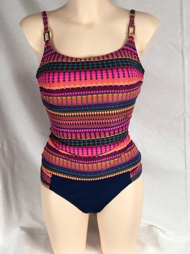 Women's NWT Captiva Coral Tankini Bikini 2 Piece Set Multi Swim - 第 1/5 張圖片