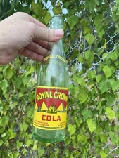 VINTAGE 1936 SUPER NICE RC ROYAL CROWN PYRAMID ACL SODA BOTTLE DECATUR ALABAMA