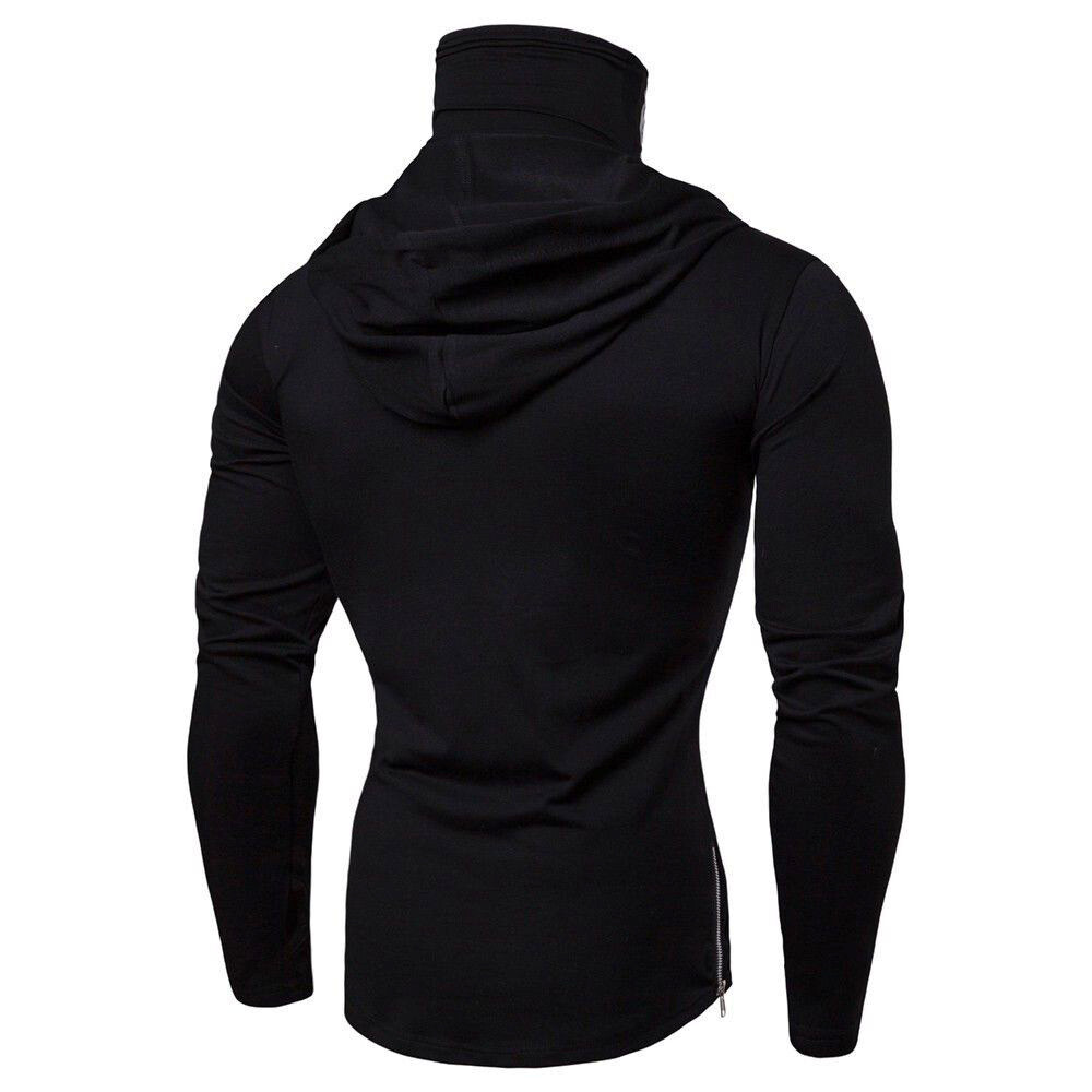 mens long sleeve hooded tshirt