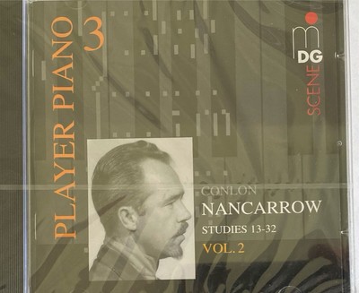 CONLON NANCARROW - Player Piano 3   Vol. 2  CD BRAND NEW! MDG