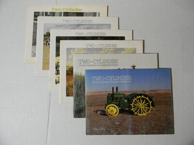 JOHN DEERE TRACTOR TWO-CYLINDER OFFICIAL PUBLICATION 6 1990'S MAGAZINE LOT L@@K!