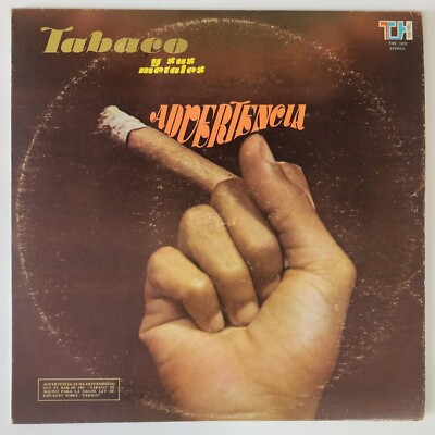 salsa tobacco Tabaco Y Sus Metales Advertencia Lp Vinyl Salsa 1980 Venezuela