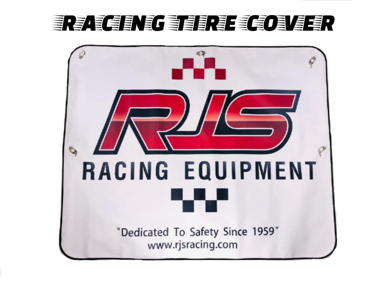 RJS RACING TIRE COVERS RACE CAR TIRE COVER PANEL 44" X 35" BANNER eBay