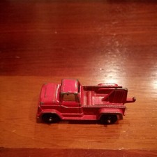 Vintage RED TootsieToy Metal Diecast Tow Truck Made in USA