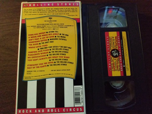 The Rolling Stones - Rock and Roll Circus (VHS, 1996)Used - Picture 2 of 2