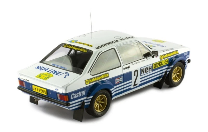 FORD ESCORT RS1800 N0-2 SWEDEN RALLY ESCALA 1:18 MODELO DIECAST RARO COLECCIONISTAS Foto 3 de 4