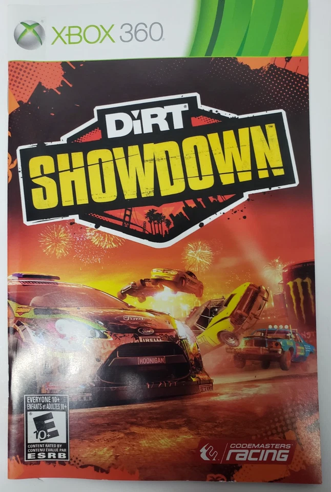 DiRT Showdown (Microsoft Xbox 360, 2012) CIB EN/FR Manual - Image 4 of 4