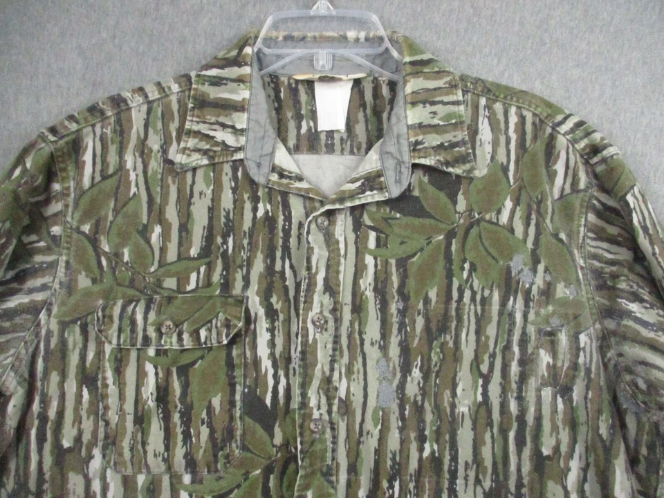 Vintage Walls Camoflauge Shirt Realtree Hardwoods Long sleeve - Image 4 of 4
