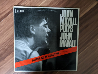 John Mayall plays John Mayall Vinyl LP Schallplatte RE Deutschland 1981