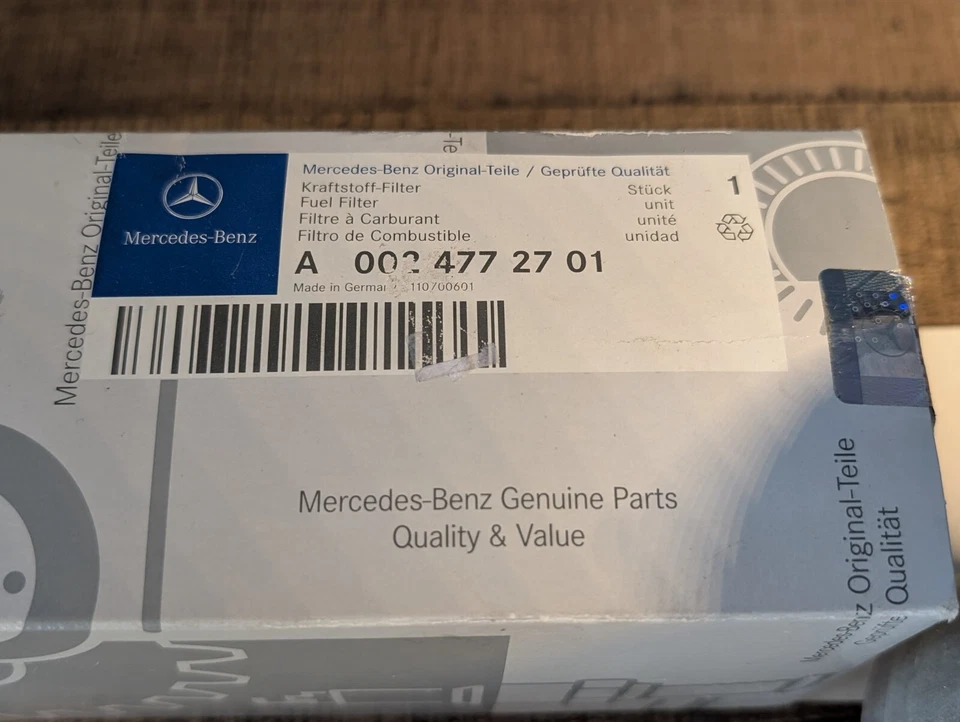 Оригинальный топливный фильтр Mercedes A 0024772701 от оригинального производителя класса S НОВЫЙ СУПЕР! - Изображение 2 из 4